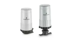 A Rosemount Synchros Wireless Repeater and a Rosemount Synchros Temperature Monitor. A Rosemount Synchros Wireless Repeater and a Rosemount Synchros Temperature Monitor.