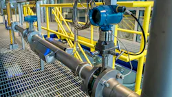 Figure 1: An Emerson Rosemount conditioned orifice plate inline DP flowmeter in the IPE helps trainees understand installation requirements and process considerations for accurate measurement. Figure 1: An Emerson Rosemount conditioned orifice plate inline DP flowmeter in the IPE helps trainees understand installation requirements and process considerations for accurate measurement.