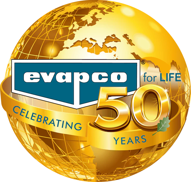 6a15ce190206b008074389d9 Evapco 50th Logo