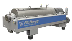 Typical feed streams entering a centrifuge may contain solids concentrations ranging from approximately 5 to 40 percent by weight, with sediment content between 5 and 50 percent by volume. Typical feed streams entering a centrifuge may contain solids concentrations ranging from approximately 5 to 40 percent by weight, with sediment content between 5 and 50 percent by volume.