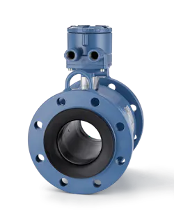 A Rosemount Magnetic Flowmeter with PEX liner. A Rosemount Magnetic Flowmeter with PEX liner.