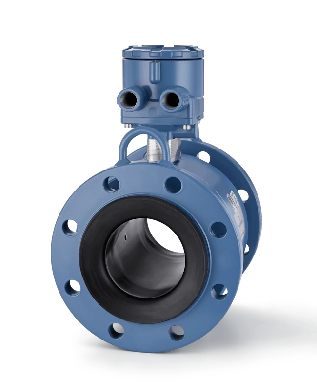 A Rosemount Magnetic Flowmeter with PEX liner.