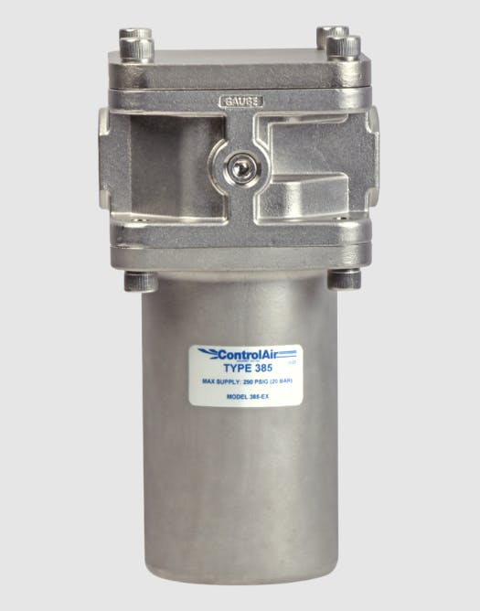 The Type 385 is engineered for reliable moisture and particulate removal while reducing maintenance requirements and improving system performance.