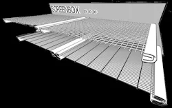 End tension screen detail End tension screen detail