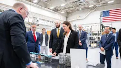 Audrey Robertson, Assistant Secretary of Energy, Office of Critical Minerals and Energy Innovation, at Argonne’s Materials Engineering Research Facility. Audrey Robertson, Assistant Secretary of Energy, Office of Critical Minerals and Energy Innovation, at Argonne’s Materials Engineering Research Facility.
