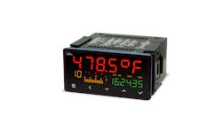 The OM 402UNI can be set to be a numeric display, numeric and bar graph display, controller with relay and/or signal outputs, data recorder and accumulator by enabling a secondary display on the device. The OM 402UNI can be set to be a numeric display, numeric and bar graph display, controller with relay and/or signal outputs, data recorder and accumulator by enabling a secondary display on the device.