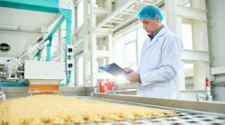 Worker at a conveyor
