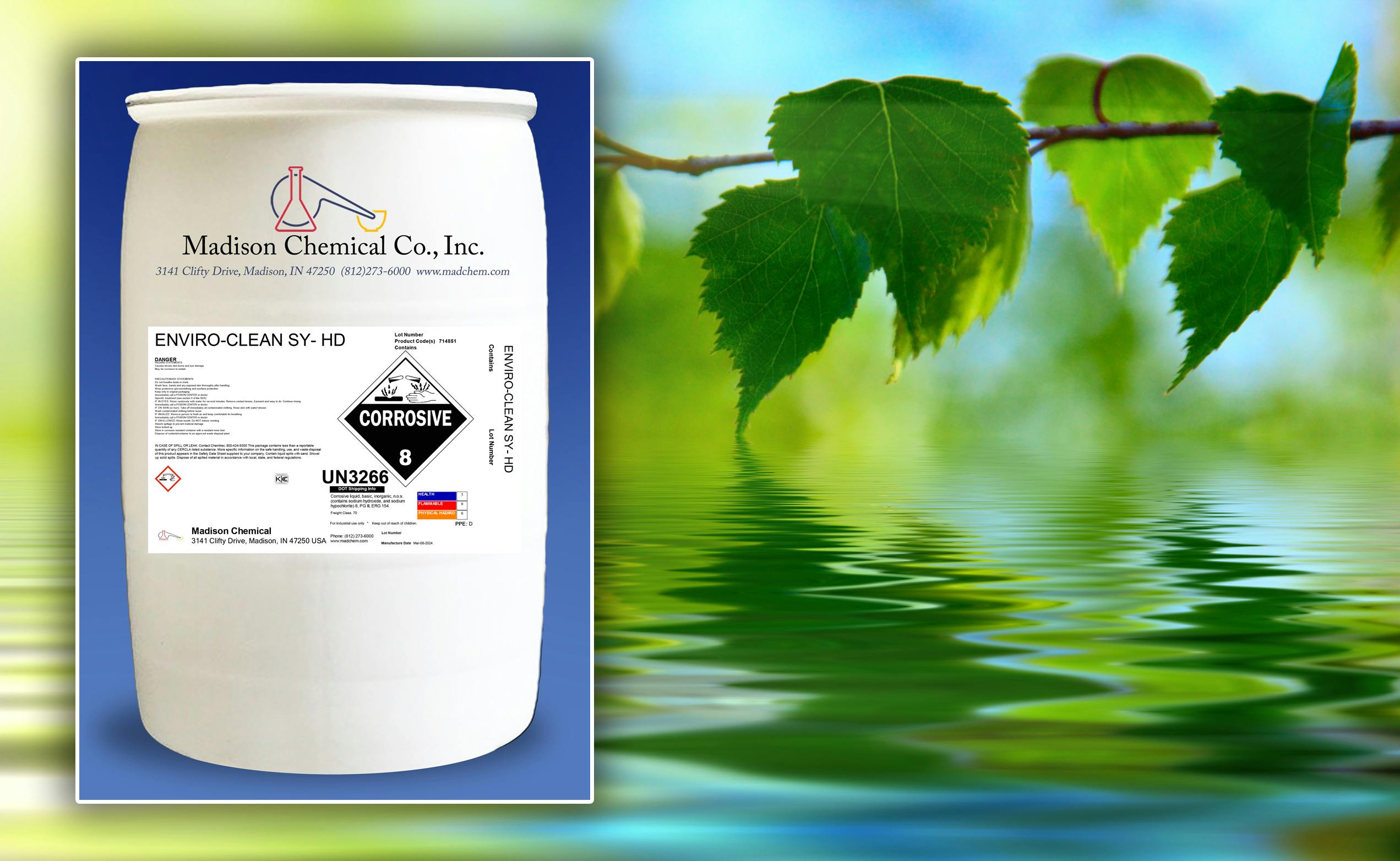 With moderate to high foam characteristics, ENVIRO-CLEAN SY-HD is ideal for cleaning difficult-to-reach areas in food, beverage and dairy processing plants.