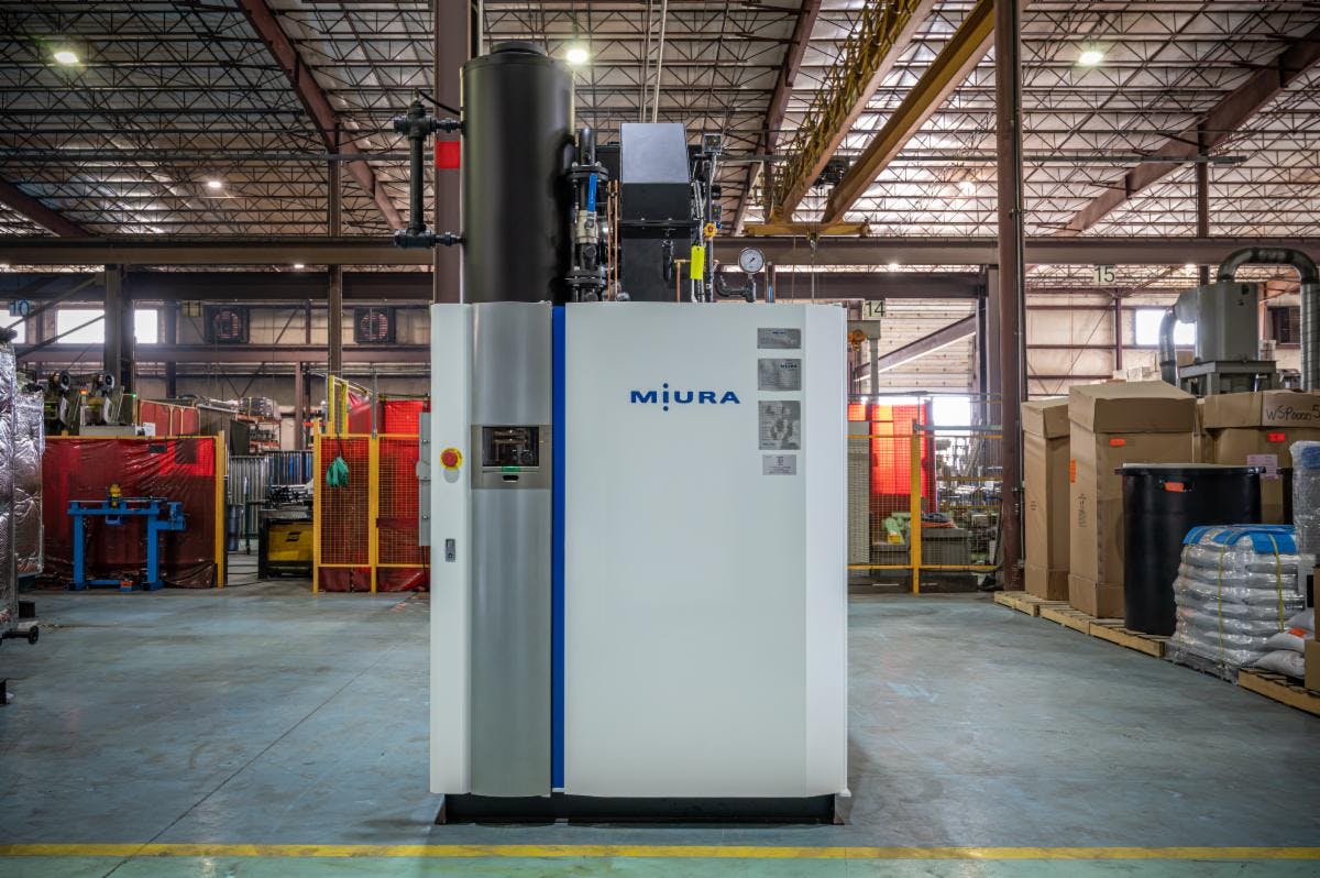 Miura America LX300 steam boiler