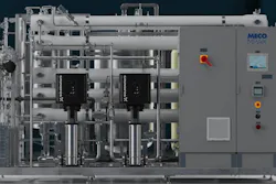A membrane-based system for pharmaceutical-grade water.