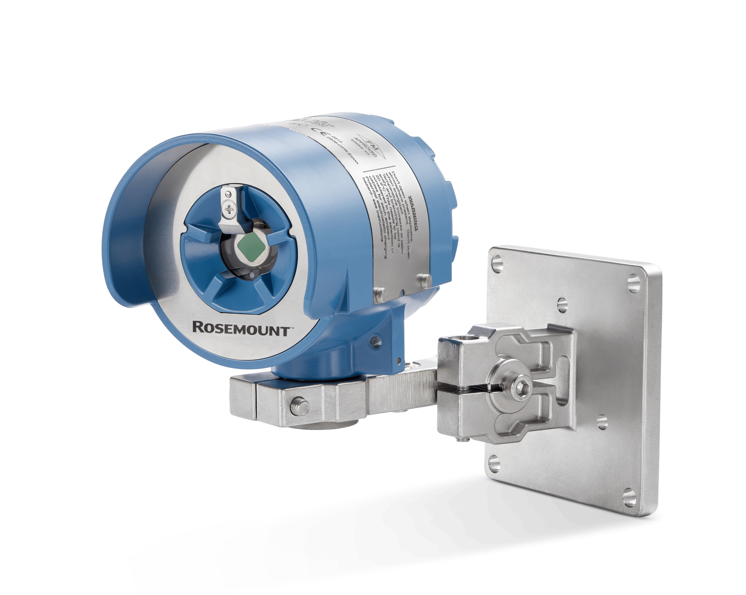 The Rosemount 965 Flame Detector uses four infrared sensors to help distinguish hydrocarbon fires from non-flame background radiation.