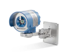 The Rosemount 965 Flame Detector uses four infrared sensors to help distinguish hydrocarbon fires from non-flame background radiation.