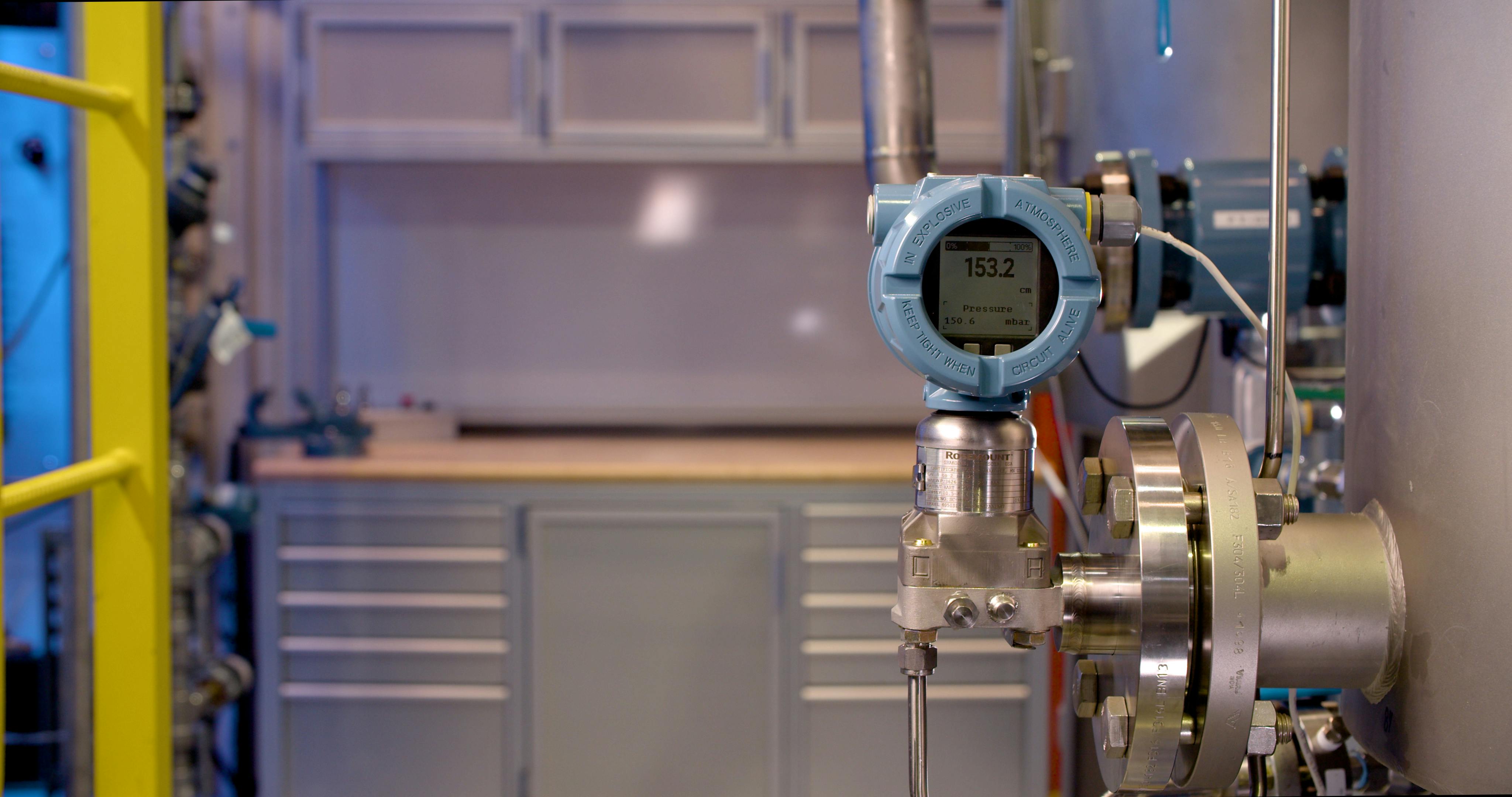 Figure 1: Pressure transmitters, such as this Rosemount 4051S, are found in countless applications in process manufacturing environments.