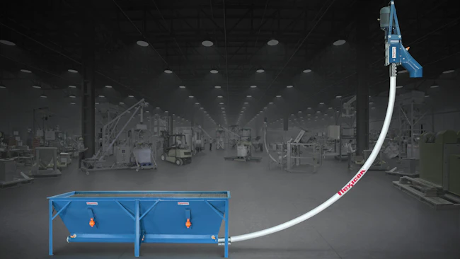 Flexicon flexible screw conveyor