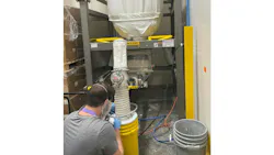 Integrated bulk bag unloader-conveyor