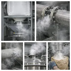 Common dust leak points