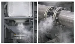 Dust leak points