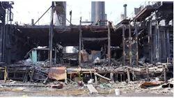 Clairton Coke Works after explosion