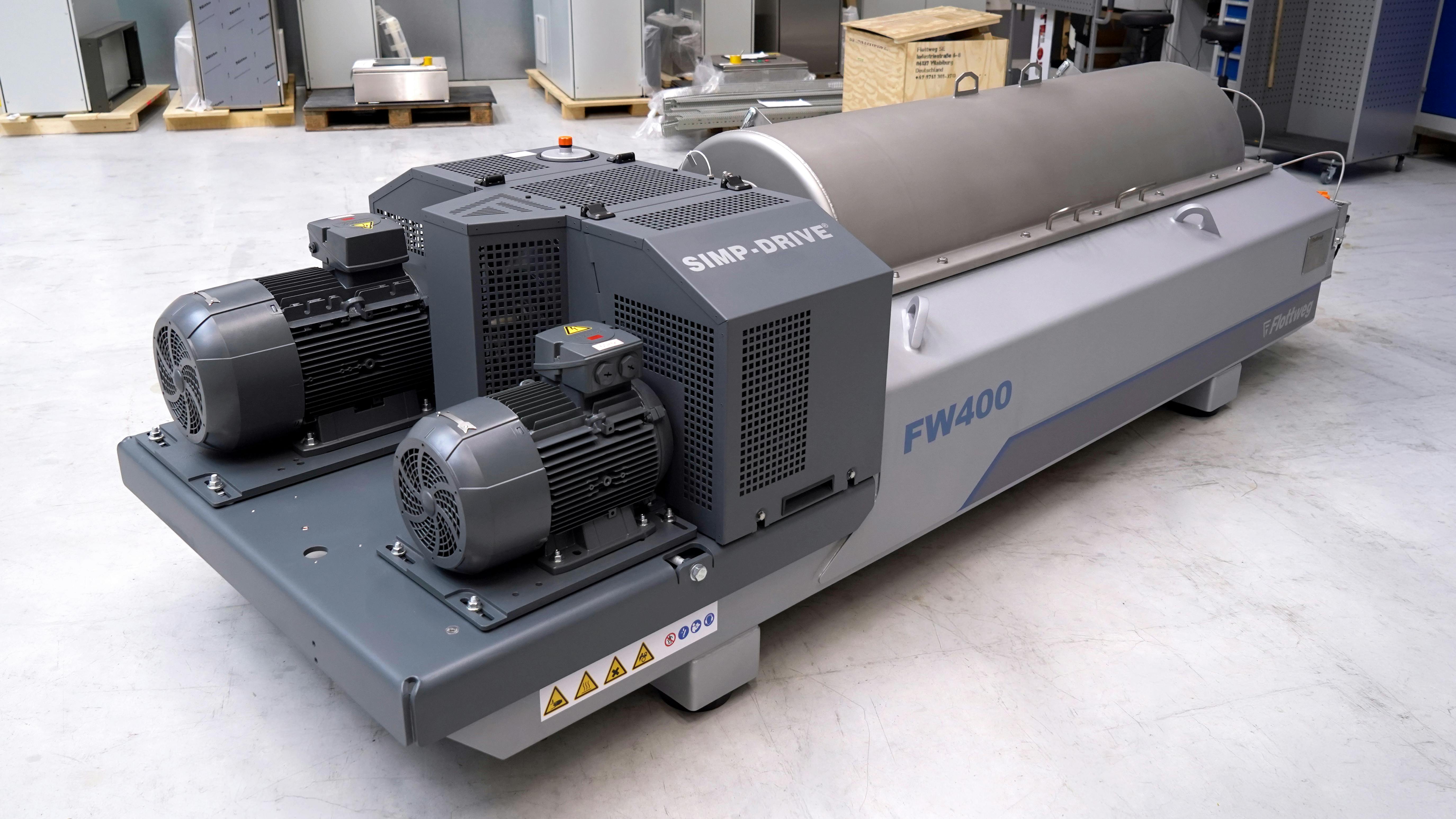 Flottweg FW400 decanter centrifuge