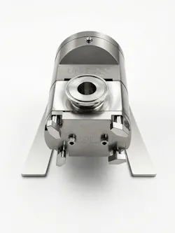 Unibloc Hygienic Technologies is introducing the redesigned Unibloc QuickStrip FoodFirst PD200 Series lobe pump that allows seal changes in a few minutes.