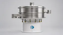 Round vibratory screener