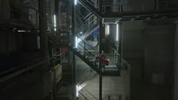ANYmal robot walking up stairs