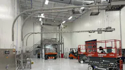 Tubular drag conveyor installation