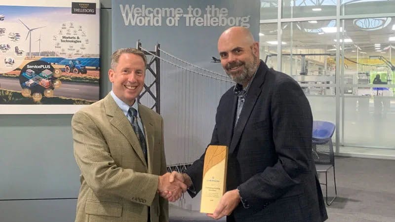 Trelleborg awarded 2026 Emerson Sustainability Award