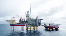 Equinor offshore oil rig