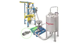 Flexicon FlexEductor solid-liquid mixing system