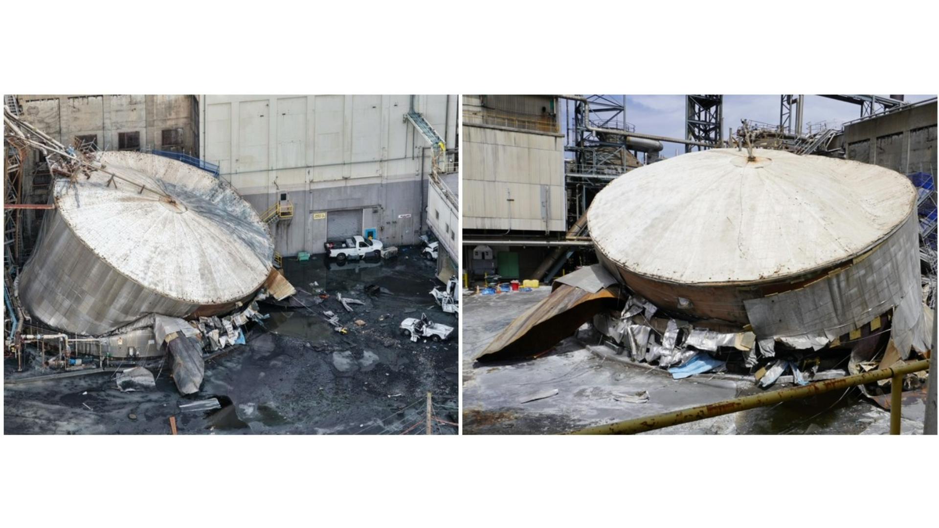 Nippon Dynawave Packaging Company tank failure