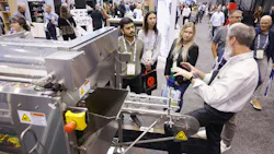 PACK EXPO attendees on show floor
