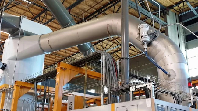 Active chemical isolation on duct