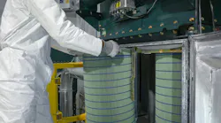 Safe dust collector filter change