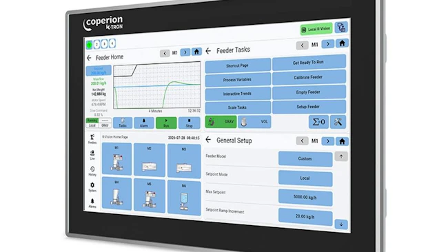 Coperion K-Tron K-Vision-III feeder control system