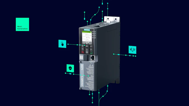 The new G200 supports easy and efficient implementation of typical applications &ndash; from selection and commissioning through to operation.