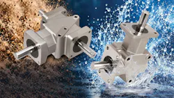 The IP68 rating assures the Crown Gear Drives are dust-tight and protected against water intrusion. Crown Gear Drives with this rating provide an added level of protection for applications that experience water spray and periods of immersion.